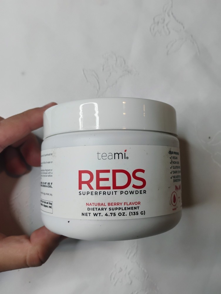 Teami Reds Superfruit Powder Natural Berry 30 Servings Exp 8/2025 – New/Sealed!