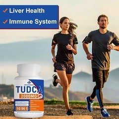 2000mg Tudca Liver Support Supplement, Tudca Bile Salt with Milk Thistle and Nac