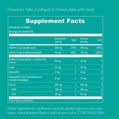 UpNourish AREDS 2 Plus Eye Vitamin Supplement, 2 120 Count (Pack of 1)