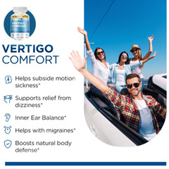Vertigo Comfort Capsule 1750mg Dizziness Relief Supplements Body Balance Softgel