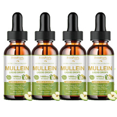 1-4xMullein drops for Lung, Mullein Leaf Extract, Super Concentrated Tincture