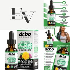 Non-GMO Lymphatic Detox Drops – 1oz Organic Herbal Blend for Wellness