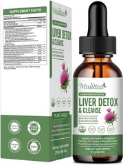 Milk Thistle Liquid Drop,Dandelion Root,Liver Cleanse Immune Support 60ml
