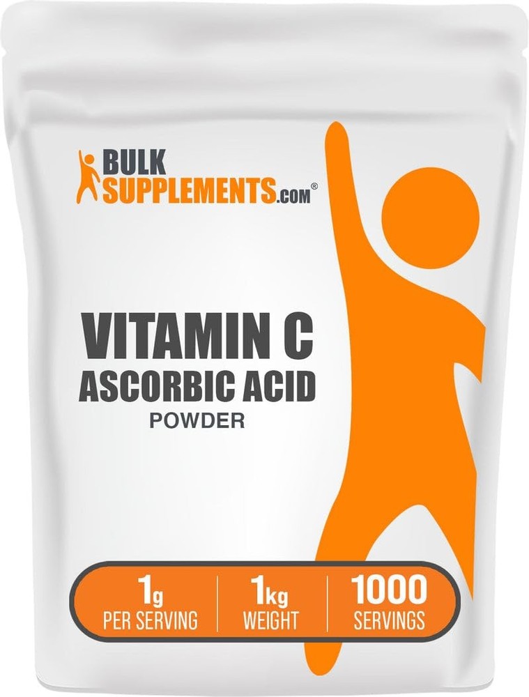 BulkSupplements.com Ascorbic Acid Powder – Vitamin C Supplement, for Immune