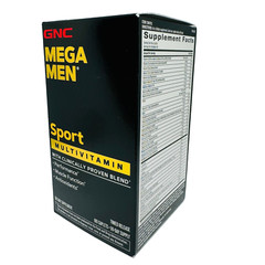 GNC Mega Men Sport Multivitamin for Men 180 Count Free Ship Expiry 03/2027