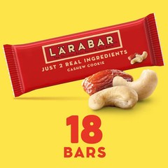 LÄRABAR Cashew Cookie Fruit & Nut Bars, Gluten Free, Vegan, 18 Ct, 30.6 oz