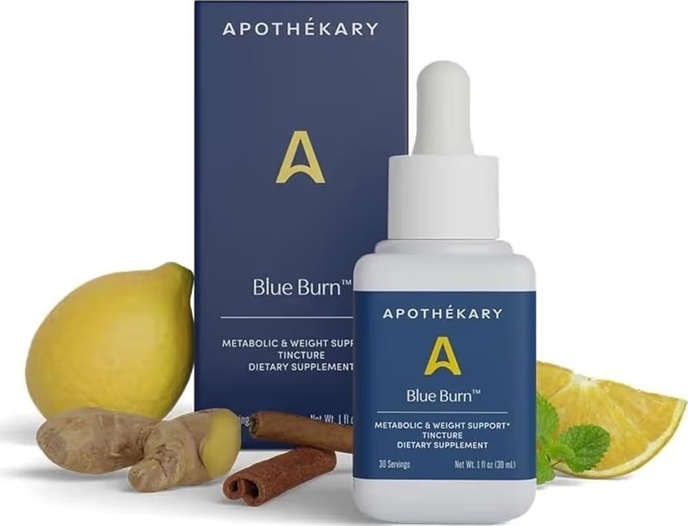 Apothékary Blue Burn Tincture 1.0 Fl oz Metabolic Weight Support