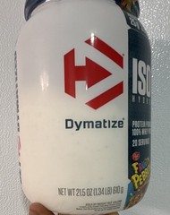 Dymatize ISO100 Hydrolyzed Whey Protein Isolate Fruity Pebbles 21.5oz