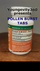 Youngevity360 Pollen Burst Tabs, One bottle, FREE SHIPPING, Forever Guarantee