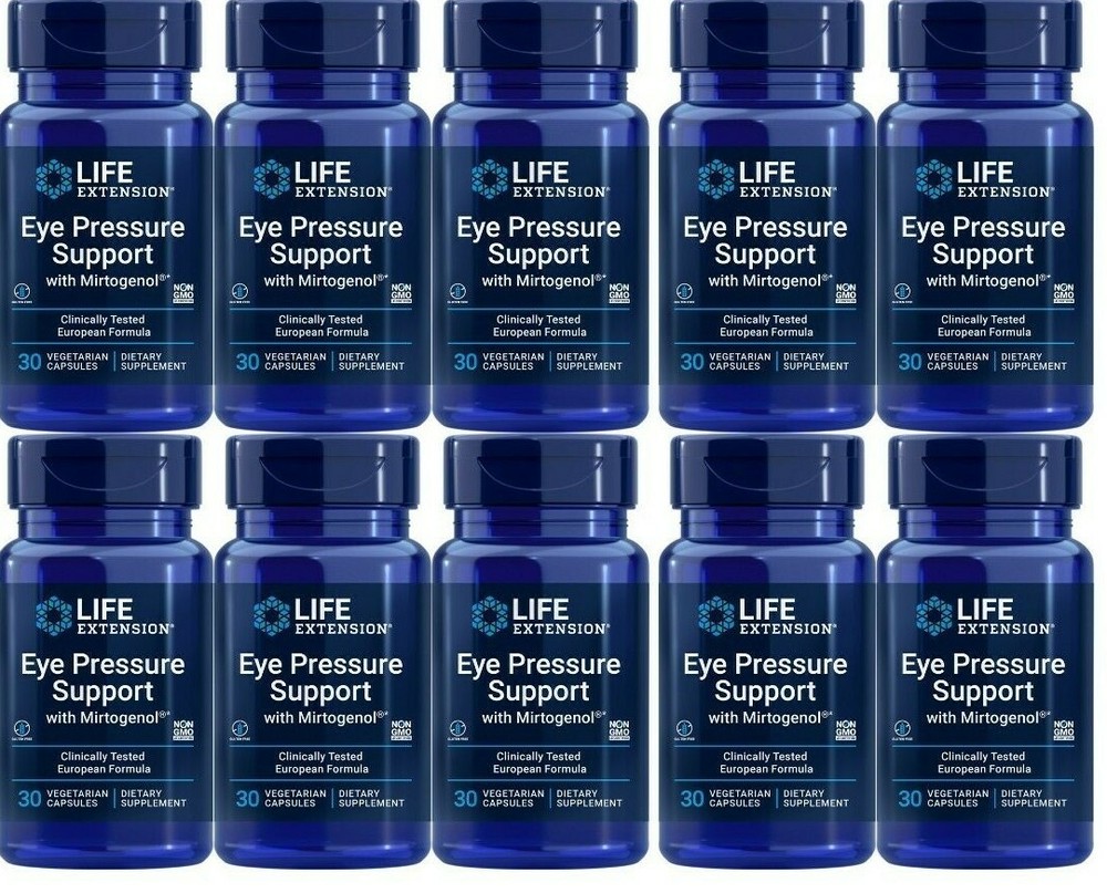 Eye Pressure Support W/ Mirtogenol 10X30Caps Life Extension Pycnogenol
