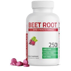 Bronson Beet Root Extra Strength, Non-GMO, 250 250 Count (Pack of 1)