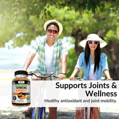 Turmeric Curcumin Black Pepper Gummies 60ct Joint Pain Inflammation Relief Gummy