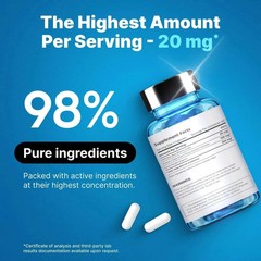 Blue Supplement – Pharmaceutical Grade, 2 FL OZ, 1% USP Grade, 60 Capsule
