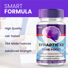 (5 Pack) Synaptic XR Core Focus Pills Boost Cognitive Performance (300 Capsules)