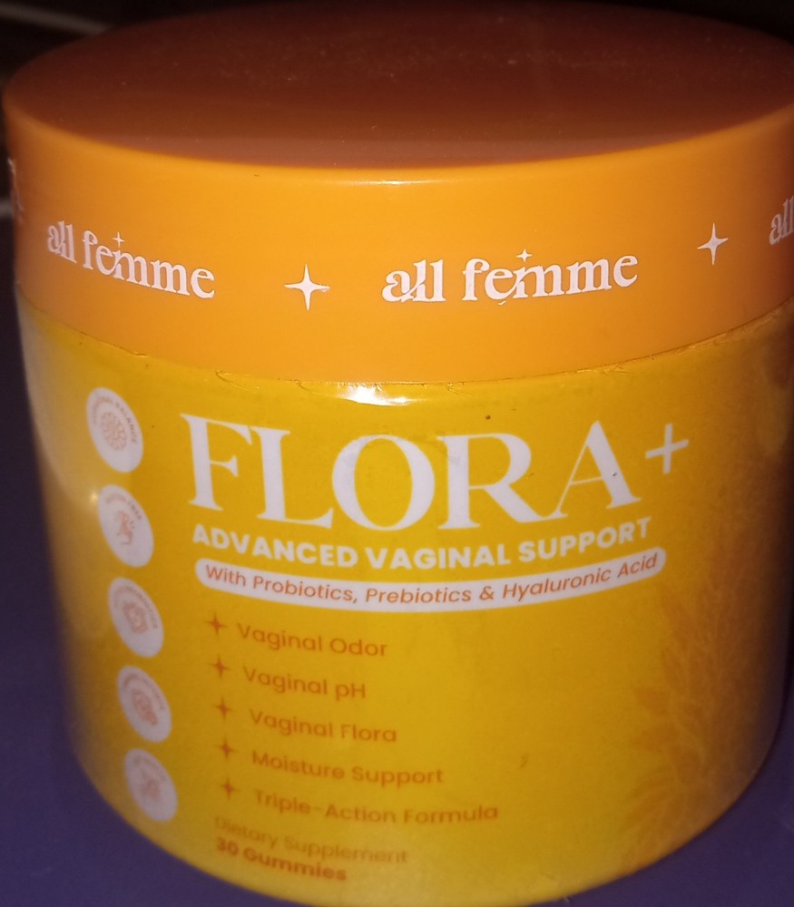 Flora+ Women’s Vaginal Probiotic Gummies for pH Balance, Odor and Freshness S…