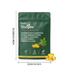 60pcs Oil of Oregano and Black Seed Oil Softgels 6000mg Supports Gut & Digestion