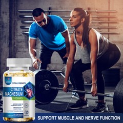 2Pack Magnesium Citrate Capsules 1000mg Per Serving -Highest Potency Capsules