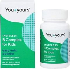 You+yours Kids Tasteless B Complex Powder Methyl B12 Folate Vegan 90 Servings