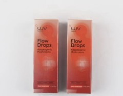 (2-Pack) LUV Wellness Flow Drops – Wellness LUV Flow Adaptogen Mushroom Blend Dr