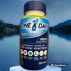 ONE A DAY Men’s + Multivitamin Multimineral 200 Tablets.Nutritional Support.NEW!
