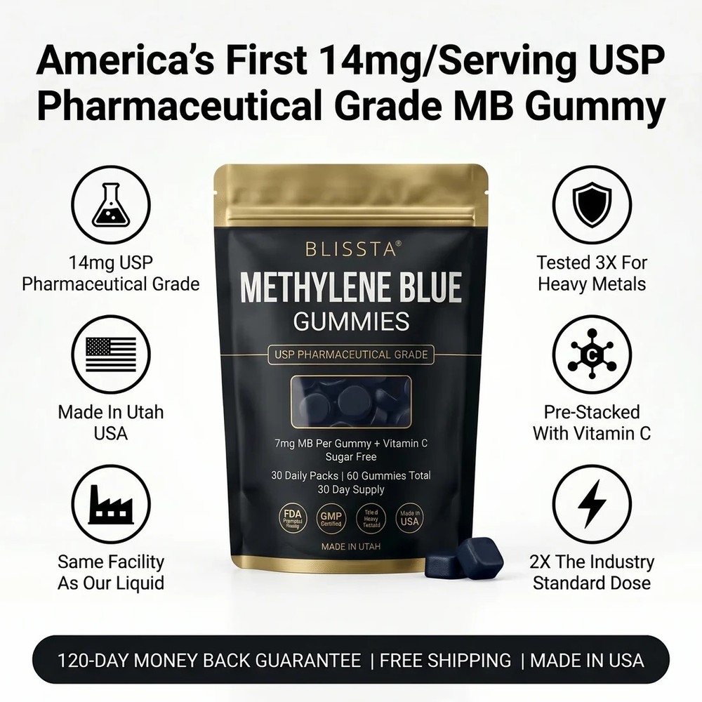 Blissta® Ultra Blue Gummies –Servings Keep Your Mind Sharp