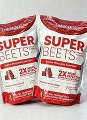 2 Pack HumanN – SUPER BEETS Heart Chews, Pomegranate, 60 Count,FREE SHIP