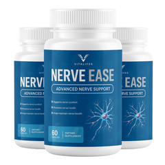 (3 Pack) Nerve Ease Nootropic Nerve Support Max Supplement NerveEase 180 Capsule