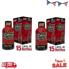 5-hour ENERGY Shot, Extra Strength, Berry, 30 Count