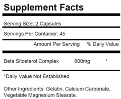 Beta Sitosterol Super Mega Strength for Prostate Phytosterol Plant Sterol