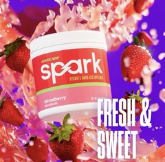Advocare Spark STRAWBERRY 10.5oz – Vitamin & Amino Acid – Focus – New – Sealed