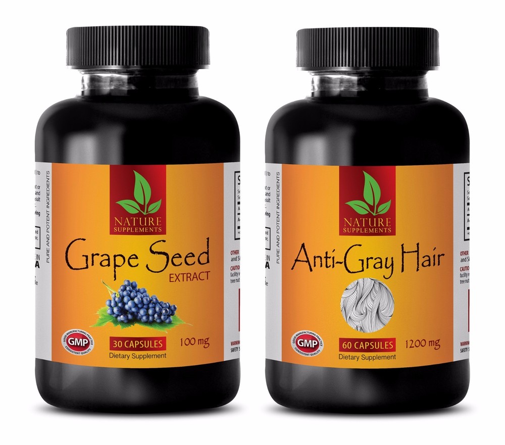 Metabolism products – GRAPE SEED EXTRACT – ANTI GRAY HAIR COMBO – grape seed
