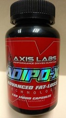 Axis Labs – Adipo-X – 120 Liquid Caps – Advanced Fat Loss – Expires 12/2024