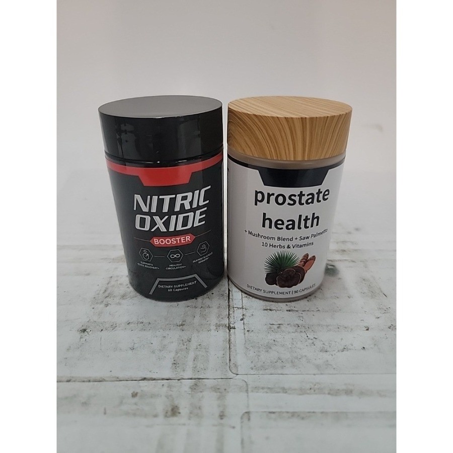 Snap Supplements Prostate Health Support Bundle + Nitric Oxide Booster