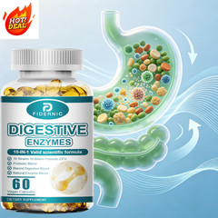 120 Digestive Enzymes Prebiotic Probiotics Gas, Constipation Bloating Relief