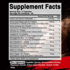 Nitric Oxide and Super Testosteron 120 Capsules,Testosteron Booster, ED Supportb