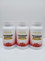 3x Pure Peak Advanced Thyroid Support Supplement – 60 Capsules Exp 10/27