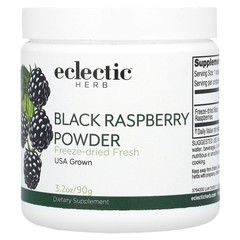 Eclectic Institute Black Raspberry POW-der 3 2 oz 90 g Raw, GMP Quality Assured
