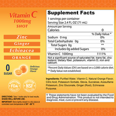 Vitamin C 1,000mg Shot by Alfa Vitamins 2.4 FL each bottle – 20 Pack