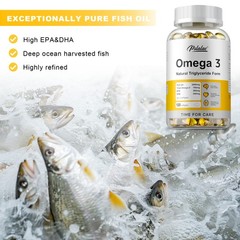 OMEGA-3 120pcs – Reduce Stress, Improve Mood, Support Joint Flexibility