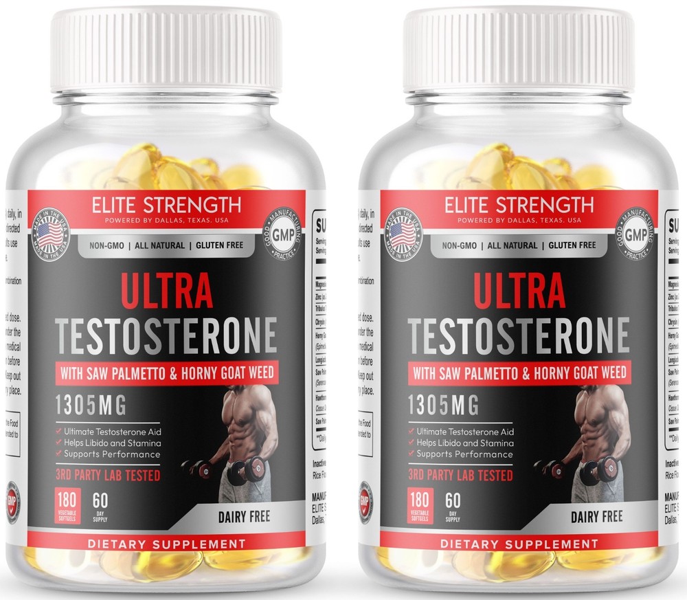 360 Natural Testosterone Booster Increase Energy Improve Muscle Strength Growth