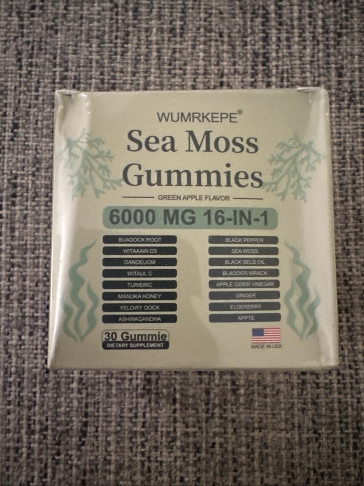 Sea Moss Gummies exp: 3/2027