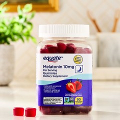 Equate Melatonin Dietary Supplement, 10 Mg, 90 Vegetarian Gummies, Compare to Na