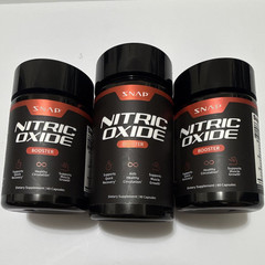 SNAP Nitric Oxide Booster 3 Pack Bundle 60 Capsules Each New Sealed Support