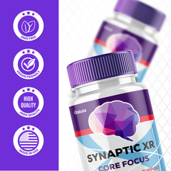 (5 Pack) Synaptic XR Core Focus Pills Boost Cognitive Performance (300 Capsules)
