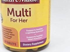 New Nature Made Multi for Her With Iron Calcium 90 Tablets Gluten-Free 4/2027
