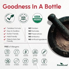 ForestLeaf USDA Organic Beet Root Capsules – Beetroot Supplement 1000mg