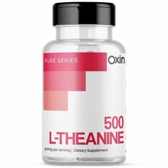 Oxin L Theanine 500mg Capsules Pure Series, 120 Capsules C837