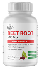Beet Root 200mg Extra Strength 3 Bottles 180 Capsules