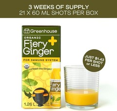 Fiery Ginger Wellness Shot Box with Oregano for Anti-Inflammatory Benefits