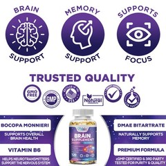 Brain Supplement – Nootropic Booster, Boost Focus, Energy and Memory Health